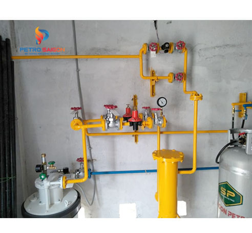 Hệ thống gas công nghiệp - Nhà máy bánh kẹo Hưu Nghị - Bình Dương